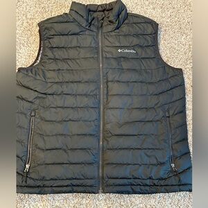 Columbia Dark Puffer Vest with Zipper